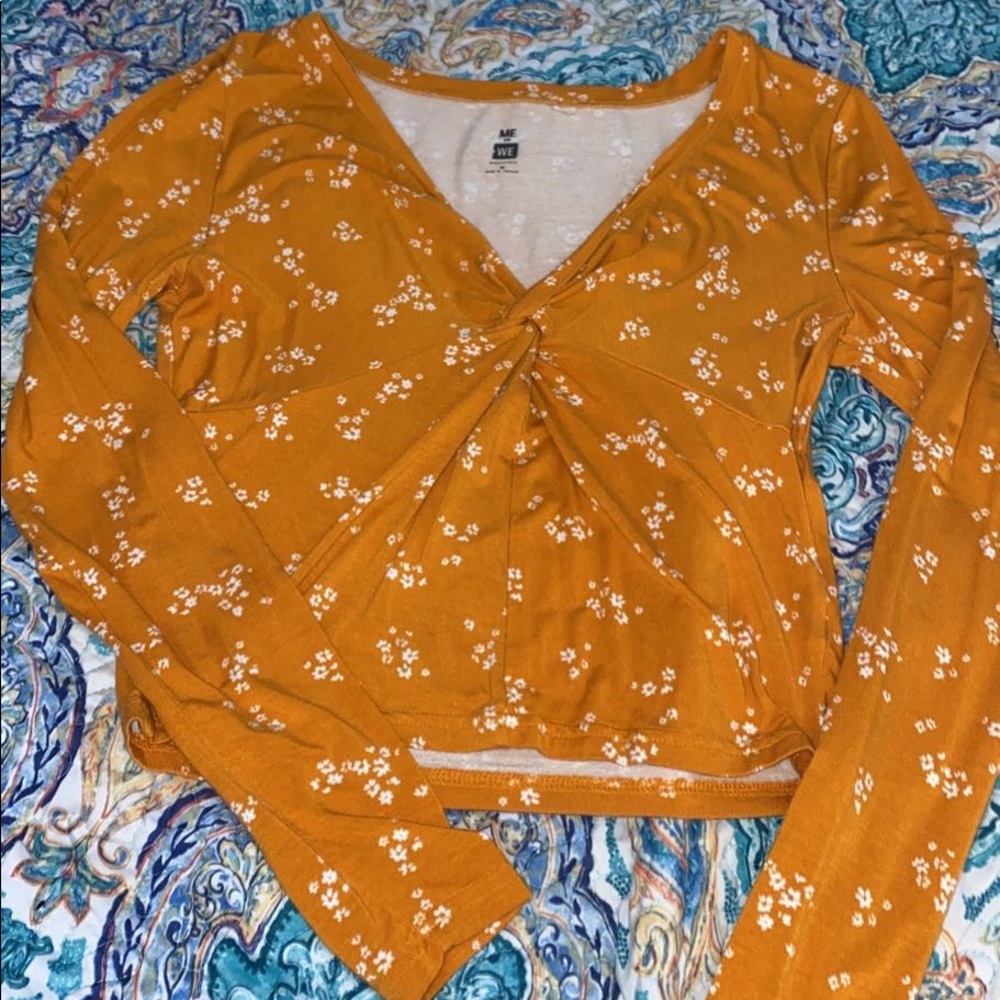 Pacsun long sleeve crop top